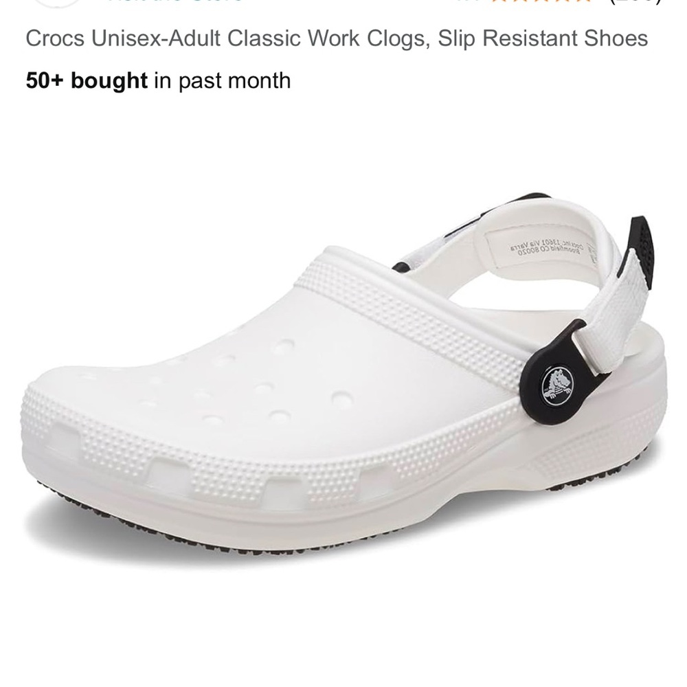 Crocs for work slip resistant